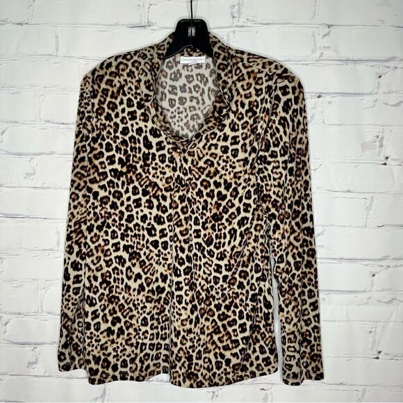 Charter Club small animal print top - Picture 1 of 7
